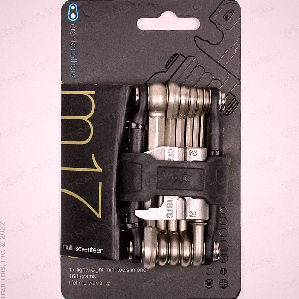 Crank Brothers m17 Bicycle Multi-Tool Chain Breaker Torx - Midnight Matte Black